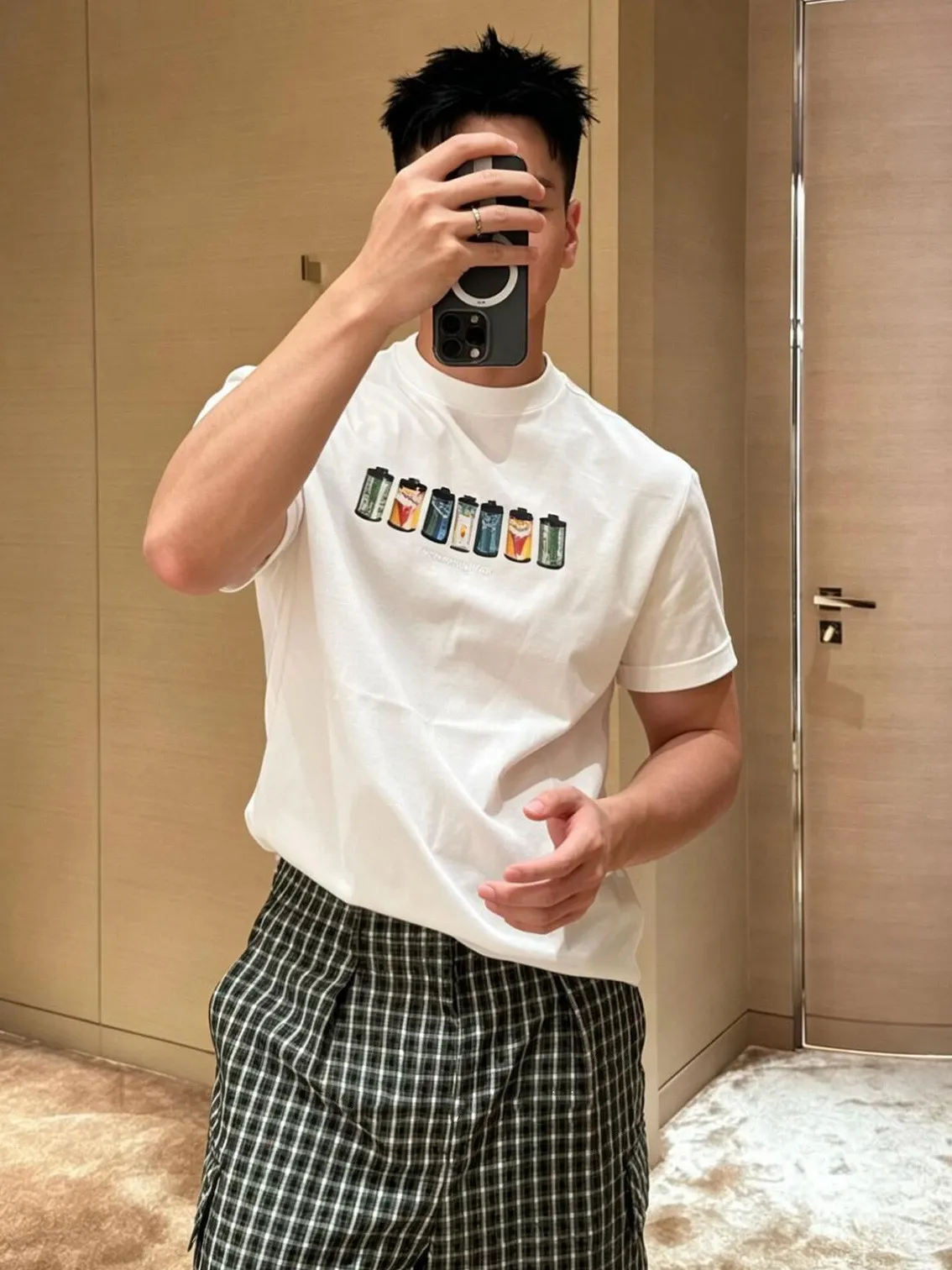 Louis Vuitton/Louis Vuitton Film Jar Printed Short Sleeves